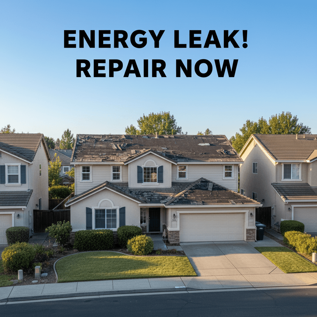 Roof inspection for energy efficiency